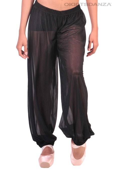Pantalones modelo árabe transparente