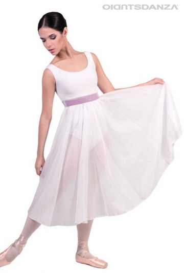 Vestido de ballet con falda chifon C2803