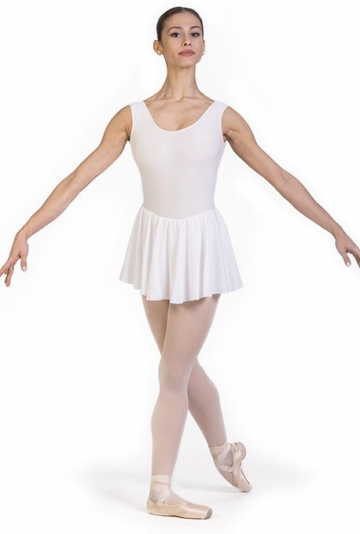 Maillot danza con falda unida B1011