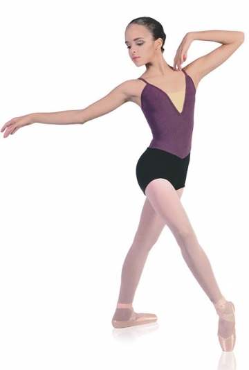Malla de ballet con piernas cortas