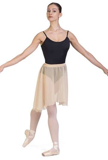 Falda de ballet asimétrica