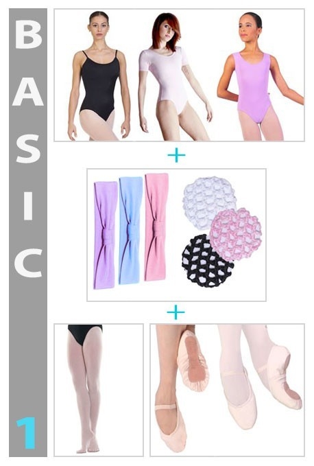 Kit de ropa para el Ballet a bajos