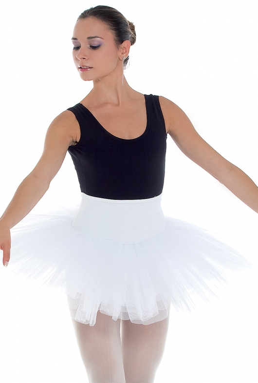 Faldas Tutu Mujer Clásico 3 capas Elástico Ballet Dance Runner Tull