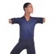 Body danza maschile con collo camicia M919 - 
